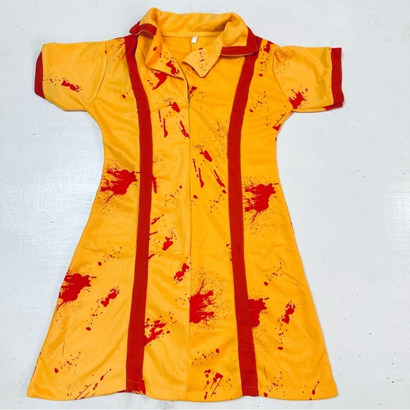 HALLOWEEN SEXY DRESS COSTUME ADULT LADIES WOMENS  Zombie HORROR  Size L - Picture 2 of 10